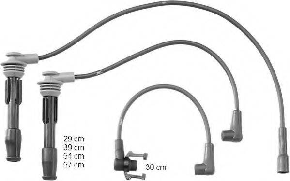 BERU ZEF1163 Комплект проводов зажигания