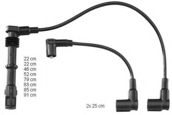 BERU ZEF1177 Комплект проводов зажигания