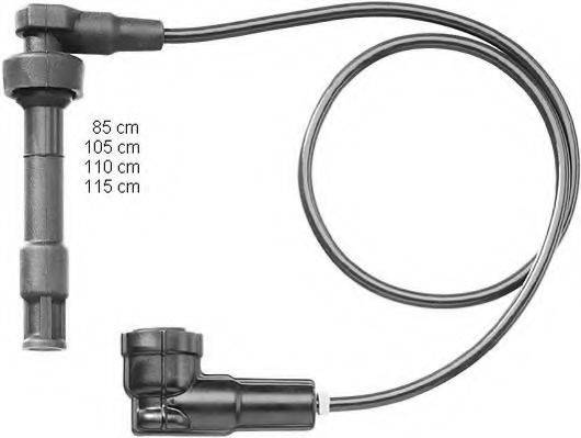 BERU ZEF1188 Комплект проводов зажигания