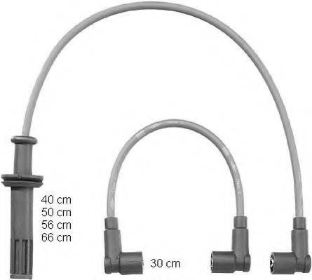 BERU ZEF1209 Комплект проводов зажигания