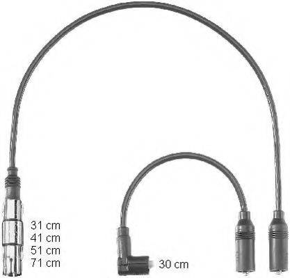 BERU ZEF1223 Комплект проводов зажигания