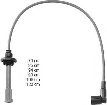 BERU ZEF1365 Комплект проводов зажигания