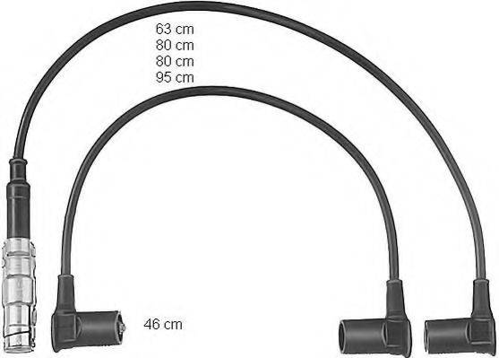 BERU ZEF466 Комплект проводов зажигания