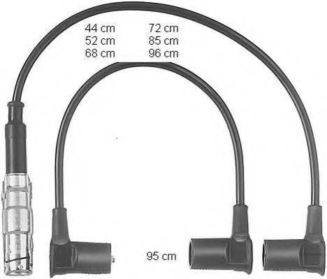 BERU ZEF558 Комплект проводов зажигания