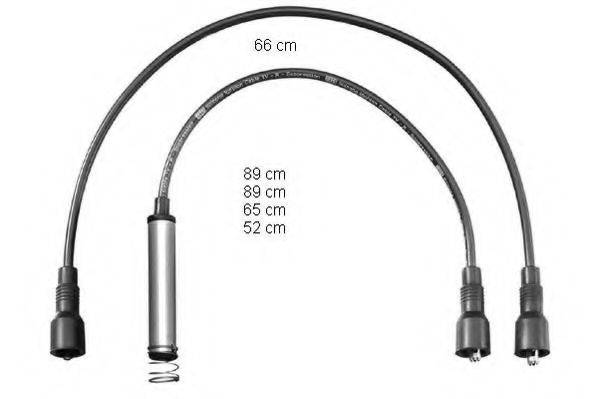 BERU ZEF582 Комплект проводов зажигания