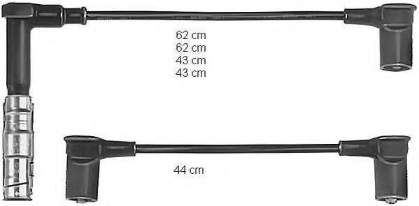 BERU ZEF585 Комплект проводов зажигания