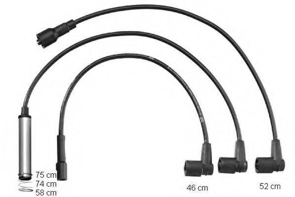 BERU ZEF665 Комплект проводов зажигания