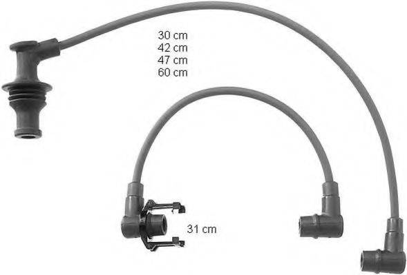 BERU ZEF729 Комплект проводов зажигания