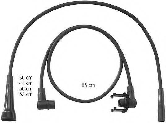 BERU ZEF799 Комплект проводов зажигания