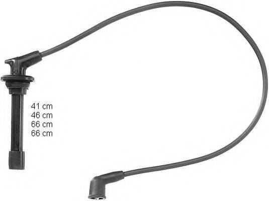 BERU ZEF843 Комплект проводов зажигания