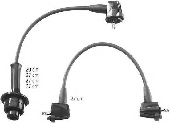 BERU ZEF963 Комплект проводов зажигания