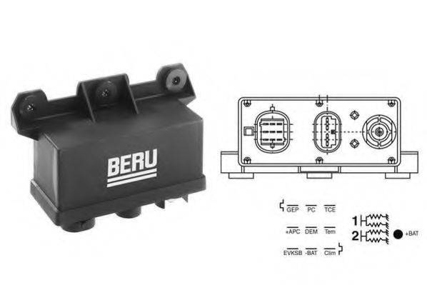 BERU GR067 Блок управления, время накаливания
