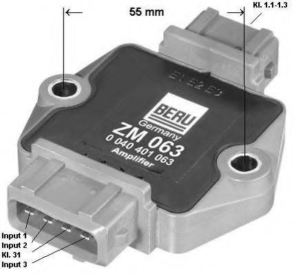 BERU ZM063 Коммутатор, система зажигания