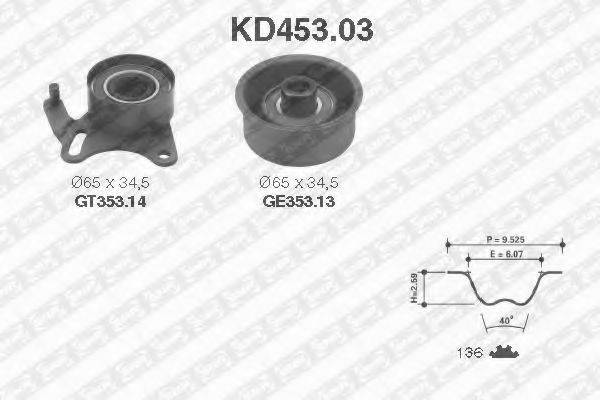 SNR KD45303 Комплект ремня ГРМ