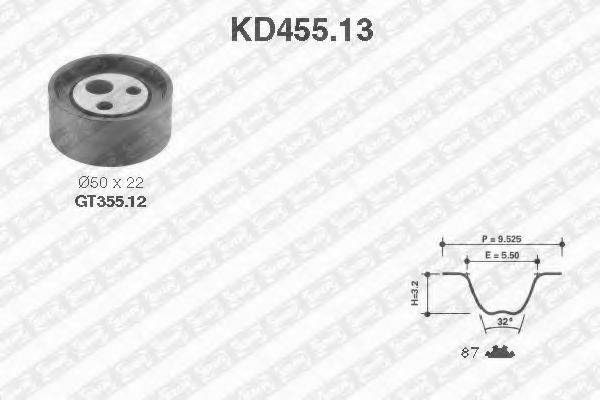 SNR KD45513 Комплект ремня ГРМ