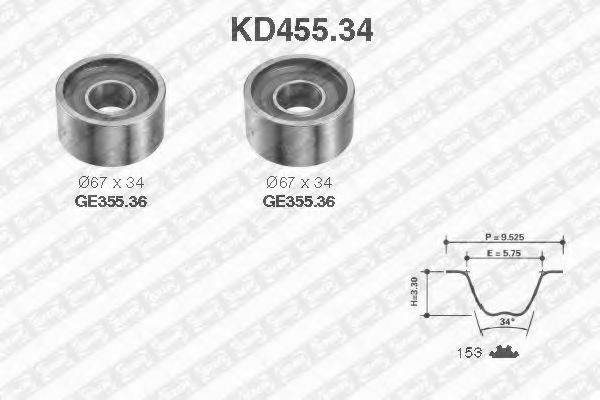 SNR KD455.34