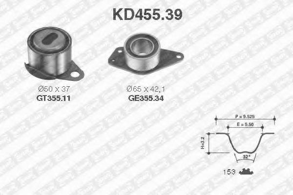 SNR KD45539 Комплект ремня ГРМ