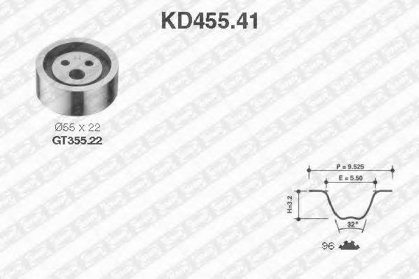 SNR KD45541 Комплект ремня ГРМ