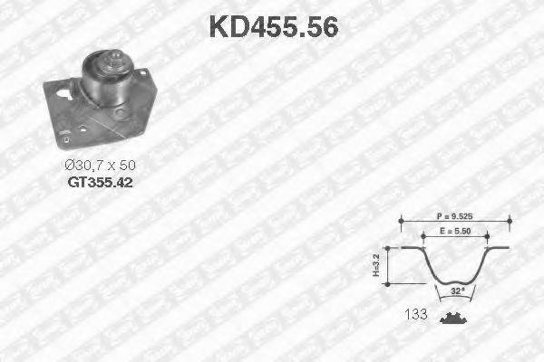 SNR KD45556 Комплект ремня ГРМ