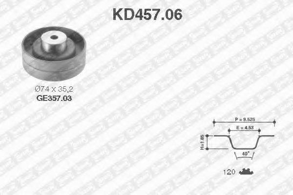 SNR KD45706 Комплект ремня ГРМ