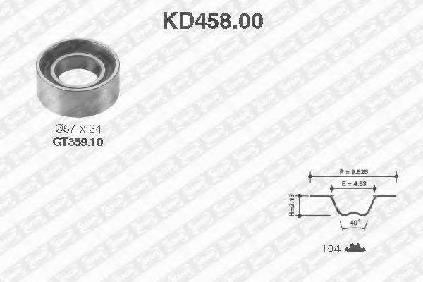 SNR KD45800 Комплект ремня ГРМ