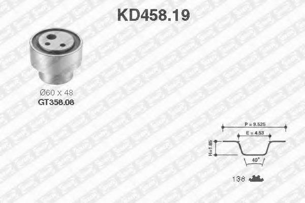 SNR KD45819 Комплект ремня ГРМ