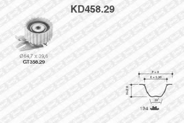 SNR KD45829 Комплект ремня ГРМ