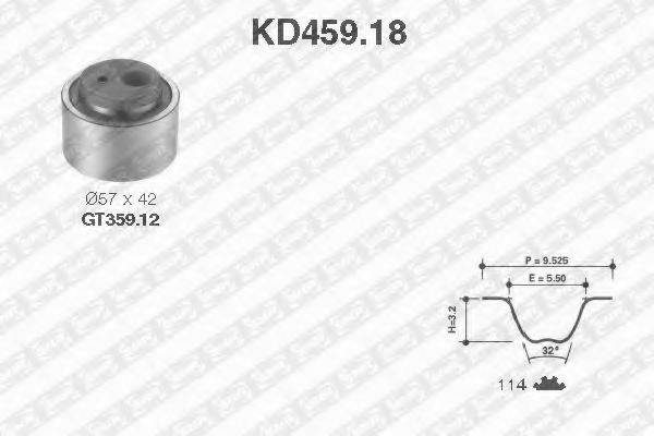 SNR KD45918 Комплект ремня ГРМ