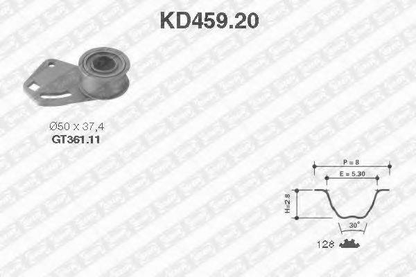 SNR KD45920 Комплект ремня ГРМ