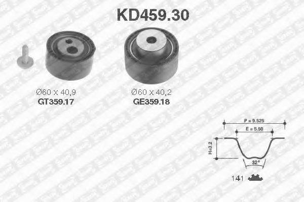 SNR KD45930 Комплект ремня ГРМ