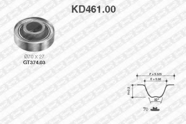 SNR KD46100 Комплект ремня ГРМ