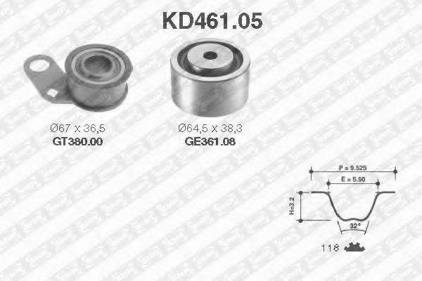 SNR KD46105 Комплект ремня ГРМ