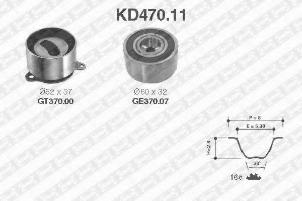 SNR KD47011 Комплект ремня ГРМ