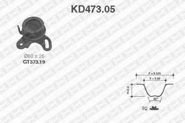 SNR KD47305 Комплект ремня ГРМ