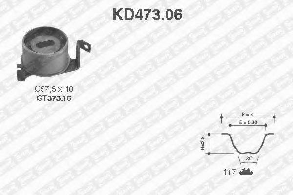 SNR KD47306 Комплект ремня ГРМ