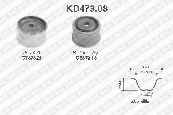 SNR KD47308 Комплект ремня ГРМ