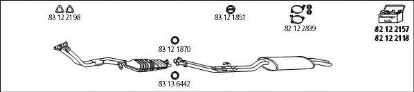 HJS BMW29 Система выпуска ОГ