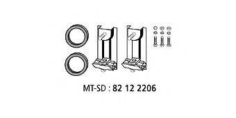 HJS 82122206 Монтажный комплект, система выпуска