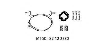 HJS 82122230 Монтажный комплект, система выпуска
