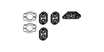 HJS 82234305 Монтажный комплект, система выпуска