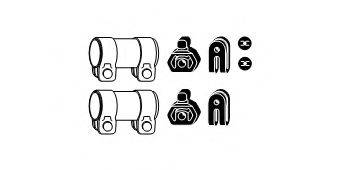 HJS 82234331 Монтажный комплект, система выпуска