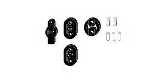 HJS 82457817 Монтажный комплект, система выпуска