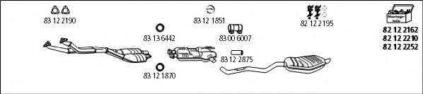 HJS BMW217 Система выпуска ОГ