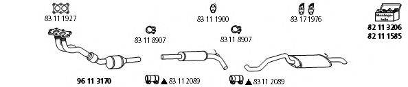 HJS SE262 Система выпуска ОГ