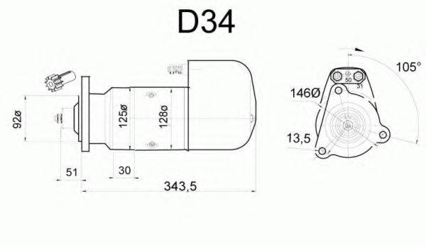 DELCO REMY 19024151 Стартер