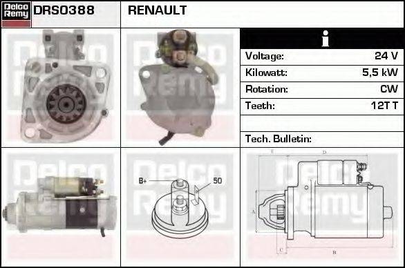 DELCO REMY DRS0388