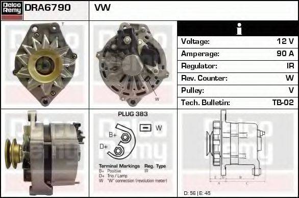 DELCO REMY DRA6790