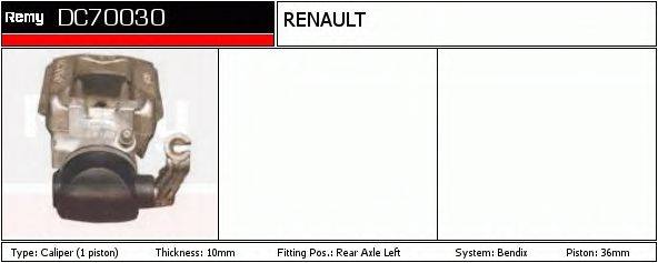 DELCO REMY DC70030 Тормозной суппорт