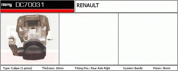 DELCO REMY DC70031 Тормозной суппорт