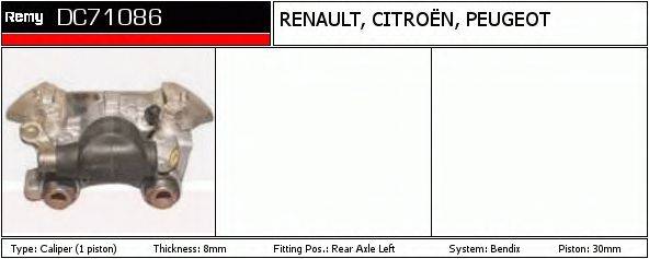 DELCO REMY DC71086 Тормозной суппорт